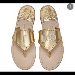 Jack Rogers I Do Sandals